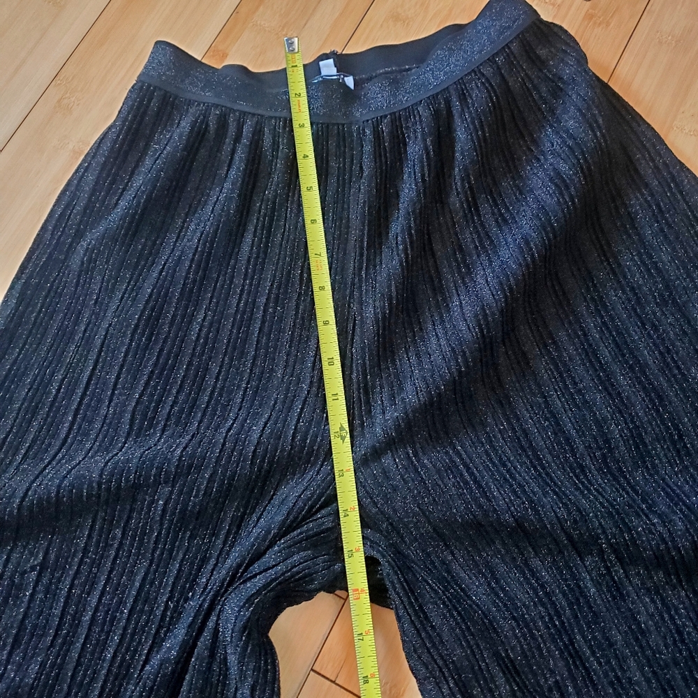J.O.A. Black Wide-Leg Pants Size Medium - Picture 4 of 10